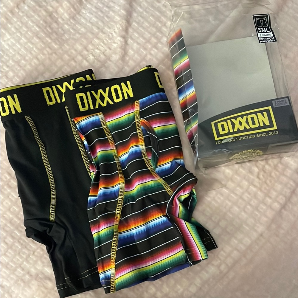 DIXXON Black Boxer Briefs Stretchy Athletic Material